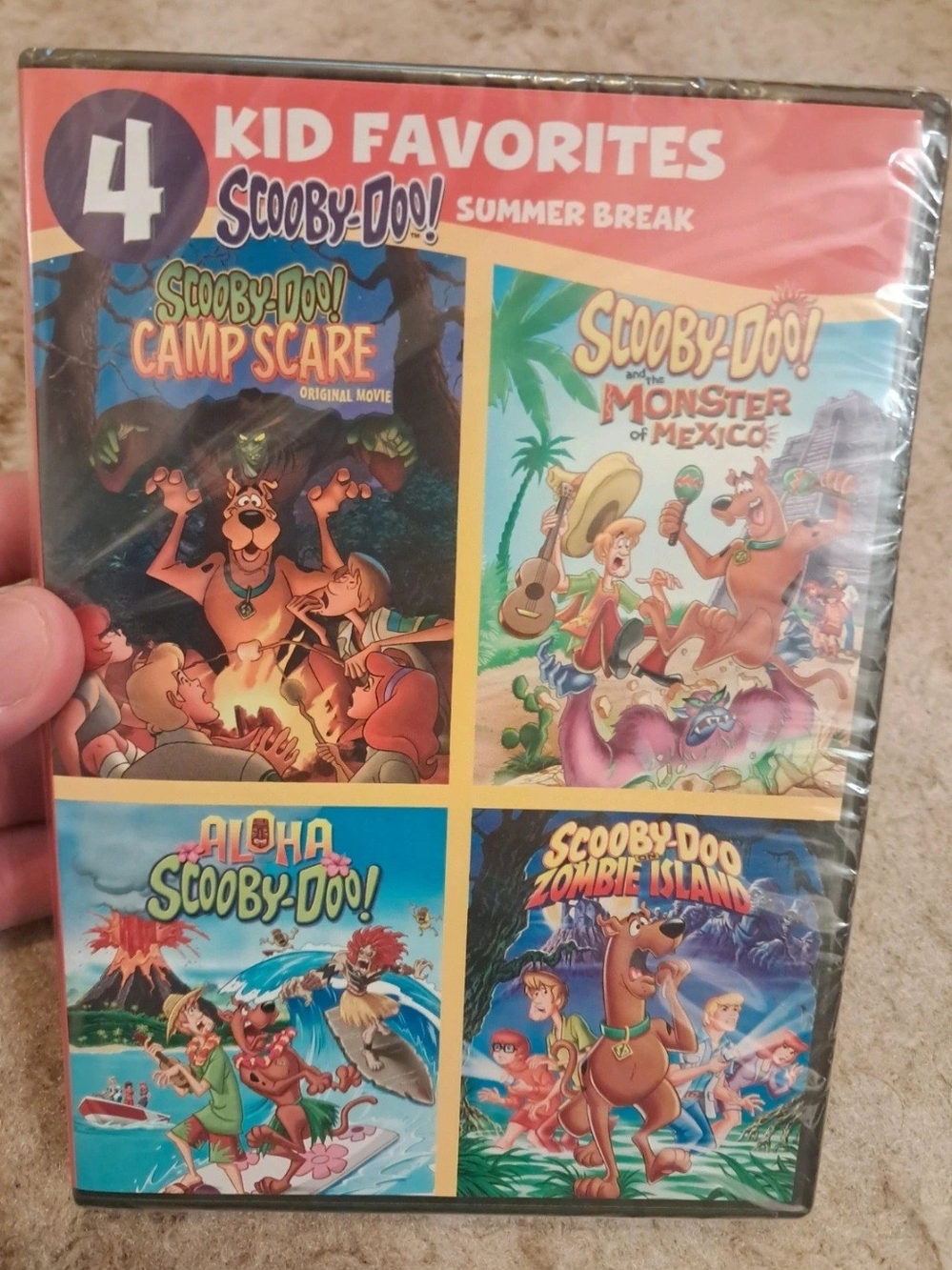 Scooby doo Movies Kid Favorites Summer Break DVD - Brand - Multi